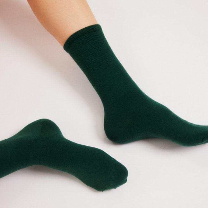 BOCION Forest Solid Color Long Socks