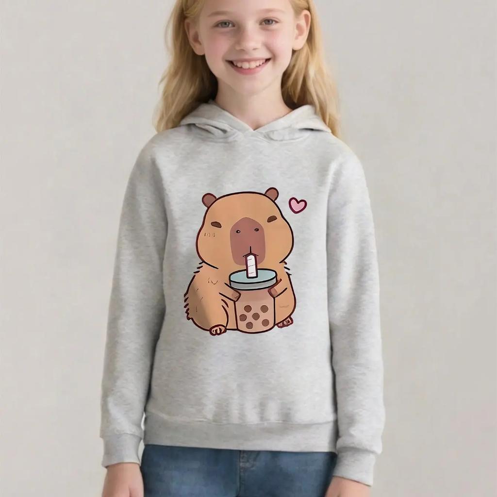 Kawaii Tier-Hoodie Kinderbekleidung Mädchenbekleidung Mode Jungenbekleidung Herbst-Sweatshirt Kinder-Oberteile