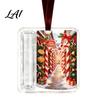 Creative Money Gift Ideas Christmas Cash Holder Ornament Acrylic Holder Holiday Ornament Hanging Decoration for Xmas Tree Stocking Stuffer,