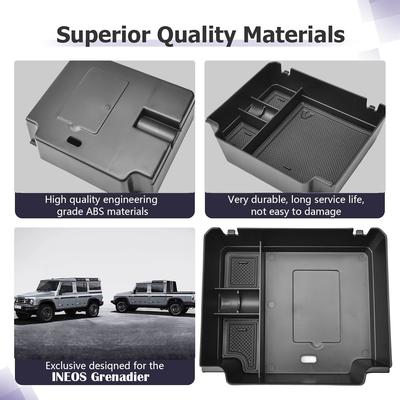 Center Console Tray for INEOS Grenadier 2025 2025 2025 2025 Center Console Armrest Storage Organizer Interior Car Accessories