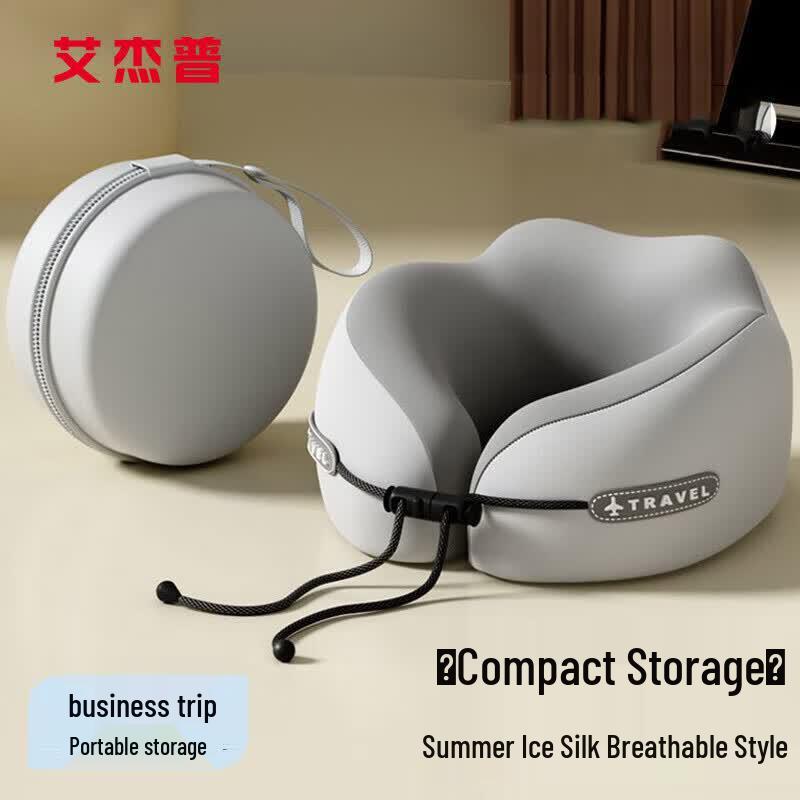 Aijiepu Portable U-shaped Memory Foam Neck Pillow