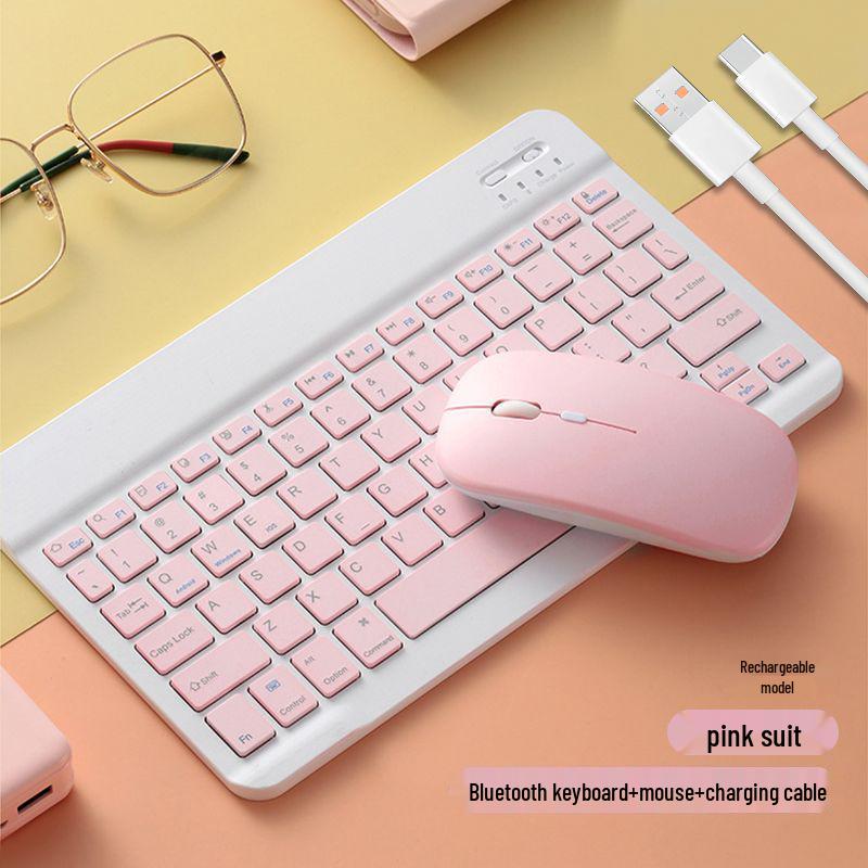 Bezdrôtová Bluetooth sada klávesnice a myši pre Apple, Android, Tablet, iPad, Notebook