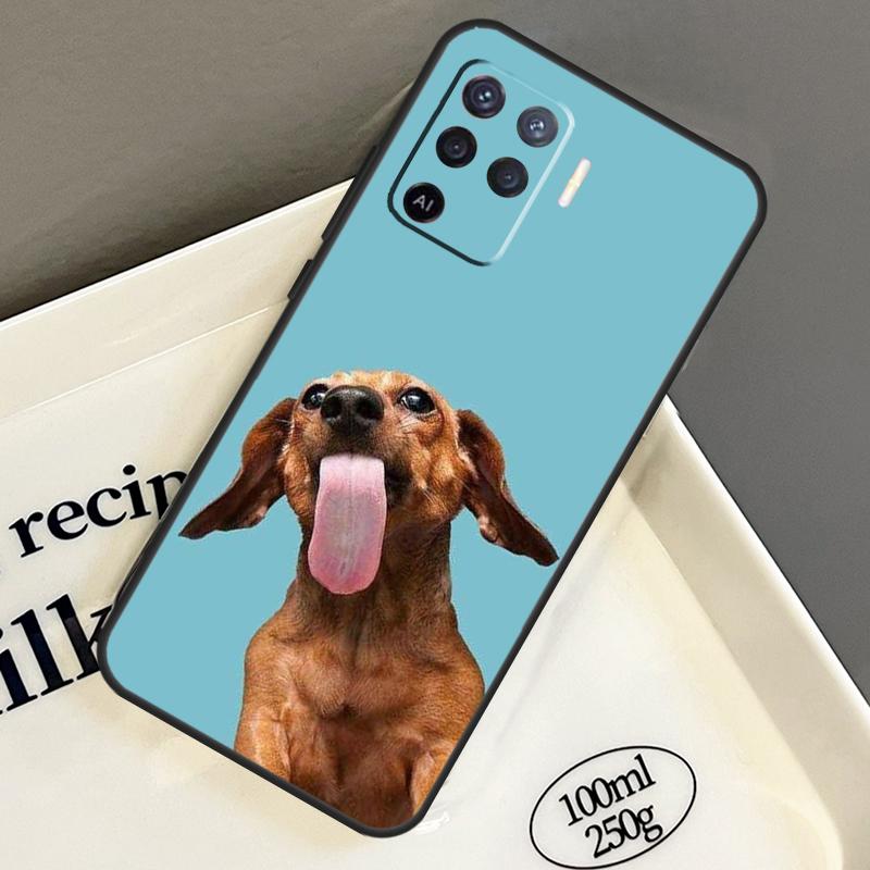 Dachshund Dog For Oppo A18 A38 A58 A78 A98 A5 Pro A96 A76 A16 A94 A74 A54 A15 A40 A60 A80 A17 A57 A77 Case