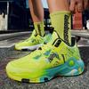 Practical Basketball Shoes, Four Seasons Men's Shock Absorption, Wear-resistant and Non-slip Sneakers, Friction Sound, Comfortable and Breathable