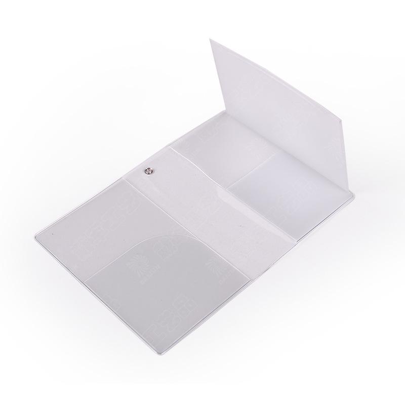 Transparent PVC Passport Holder - Waterproof & Stain-Resistant