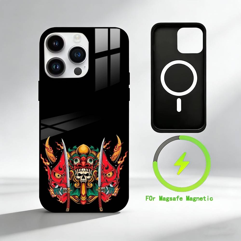 F-Fighter Drawings Phone Case For iPhone 17 16 15 14 13 12 Pro Max Plus for Mirror Wireless Magnetic Cover