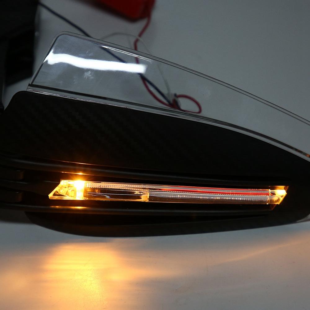 2Pcs 7/8" LED Hand Guard Aluminum Alloy Hand Guard Protector New Motorcycle Hand Guards