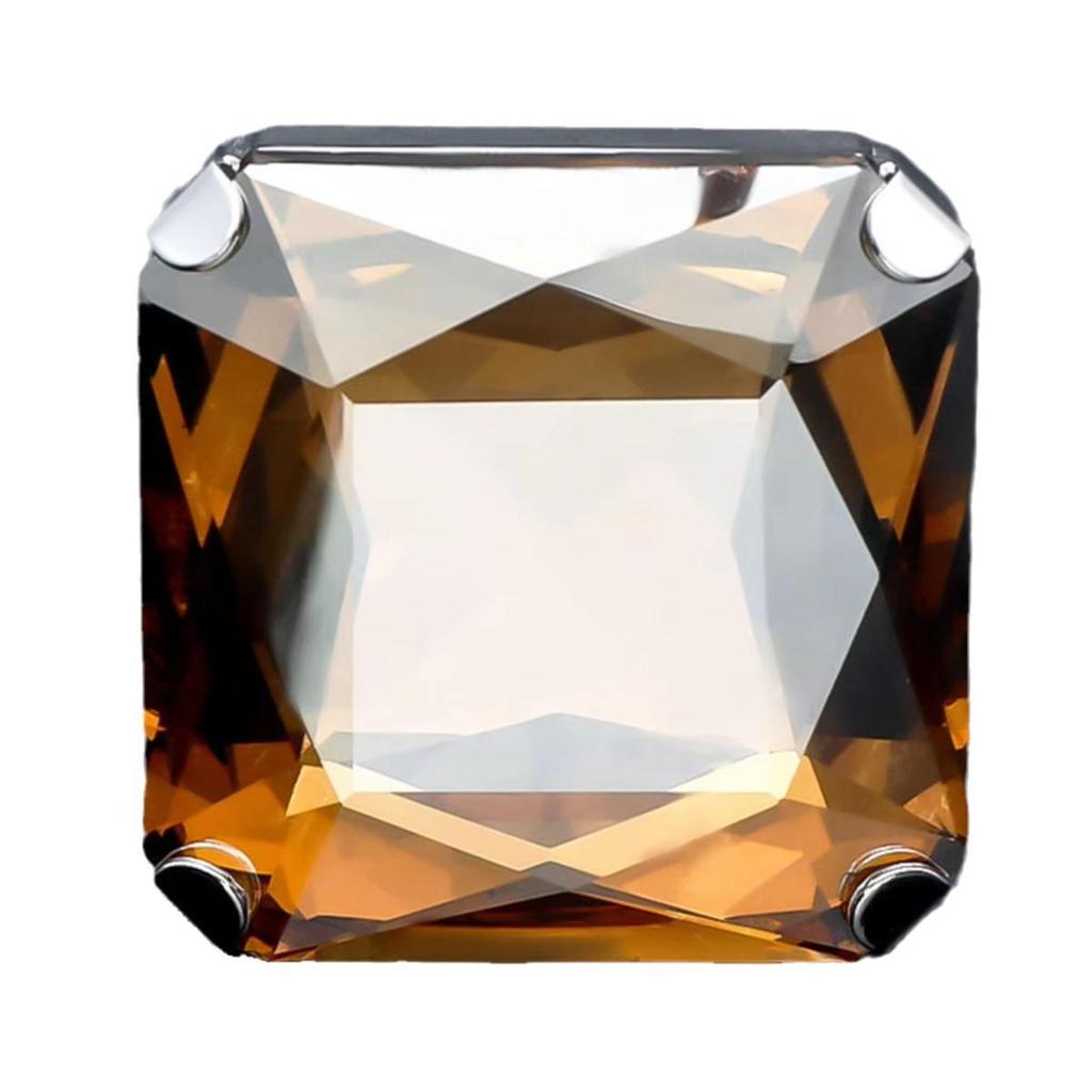 Exaggerated Colorful Square Sugar Cube Ring - Unique Jewelry Design for Women