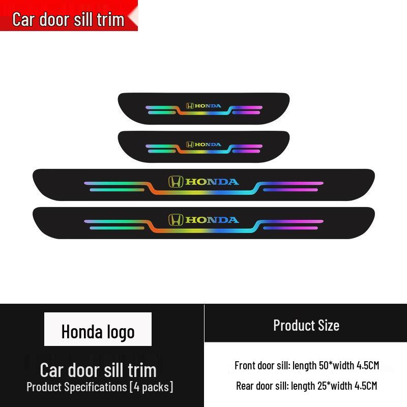 Car Door Pedal Protector: Anti-Stepping & Anti-Collision Threshold Strip Sticker.