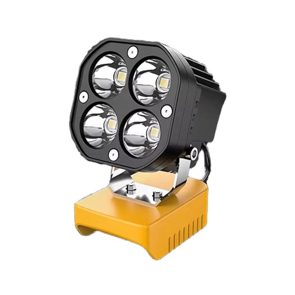 40W Portable Outdoor LED Work Light Compatible With DCB Series 18V/20V Battery Portable Work Light