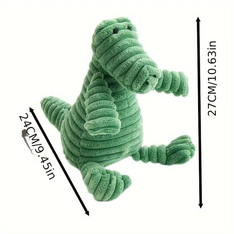 Durable Dog Chew Toys for Aggressive Chewers Large Dogs Interactive Squeaky Plush Monkey Pig Puppy Teething Molar Cleaning