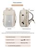 Erweiterbarer USB Business-Reiserucksack für Damen