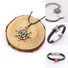 Anime New Cosplay One Piece Luffys Straw Hat Metal Necklacebracelet Pendant