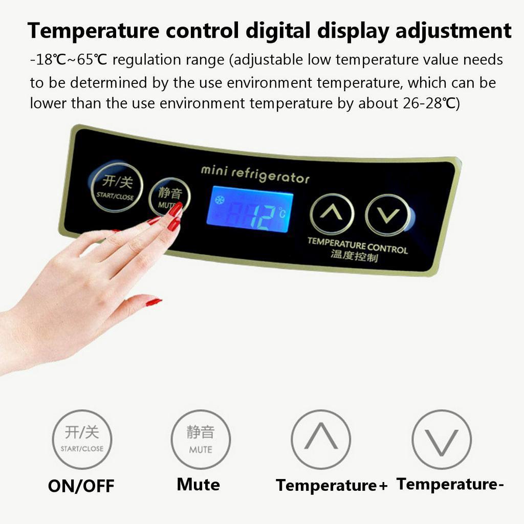 70W 28L Ultra Quiet Car Refrigerators Freezer Cooling Heating Box Fridge Fishing Camping Home/Car Use Refrigerator