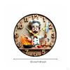 2D Wall Clock Light Luxury Silent Decorative Home Decor 20CM Hs0091