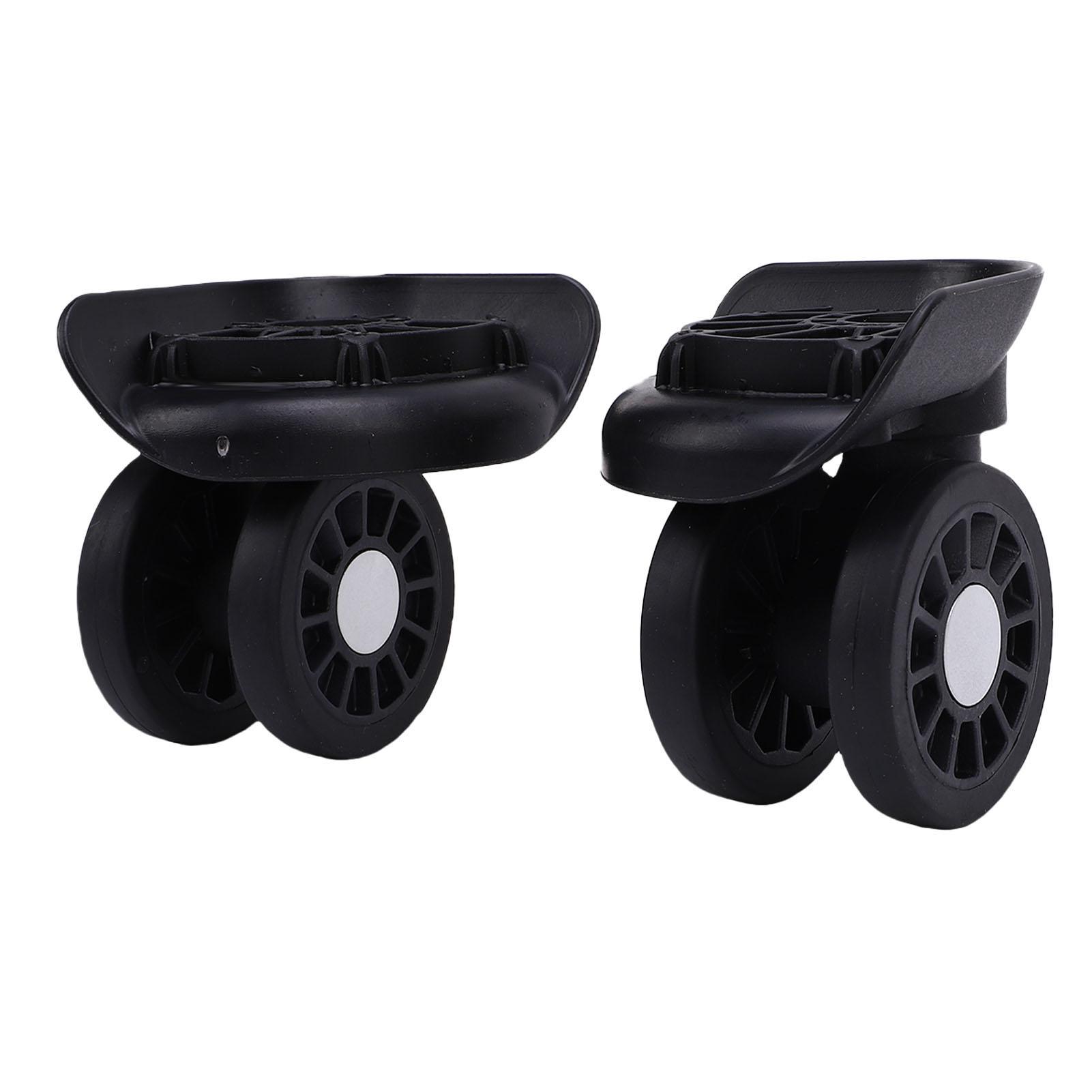 

1 пара колес для чемодана универсальной посадки, амортизирующие колеса для багажа, замена для чемодана на колесиках