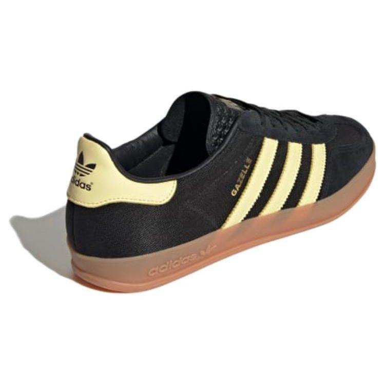 Adidas Gazelle Indoor Black Almost Yellow Gum Unisex Sneakers Core-Black IG4999