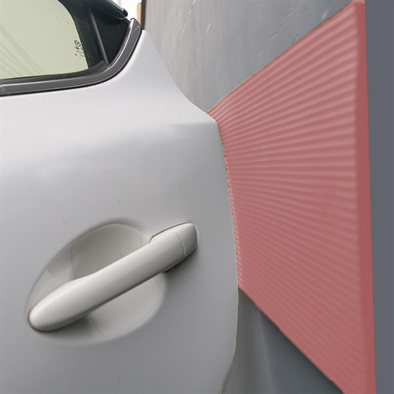 1M Anti-collision Car Door Protector Garage Wall Corner Bumper Guard Cutable Rubber Anti Scratch Strip Parking Spaces Warehouses