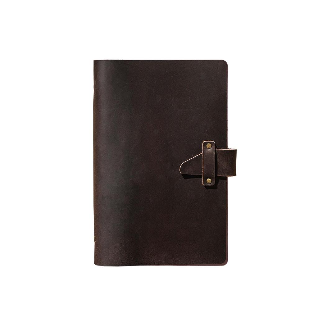 A5 Vintage Handmade European Style Notebook & A6 Diary, A7 Loose-Leaf Cowhide Notepad for Office and Business Use.