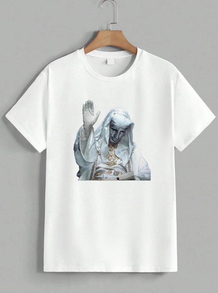 Kingdom of Heaven T-Shirt King Baldwin Meme Mask Crusader Graphic Tee Unisex 2 L