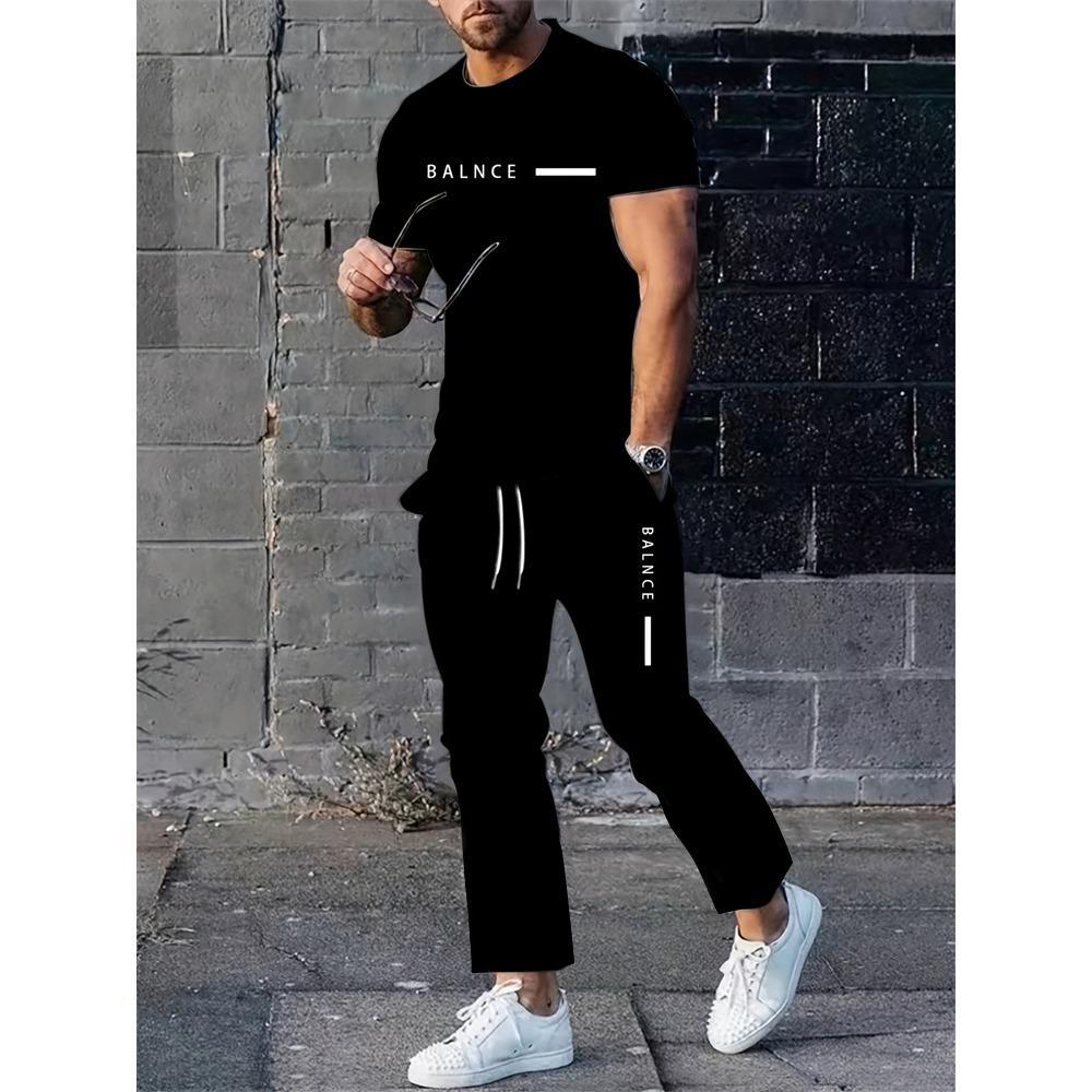 Sommer Neu Herren T-Shirt Hose Anzug Camouflage Druck Kurzarm Rundhals T-Shirt Lässig Outdoor Kleidung Bequem