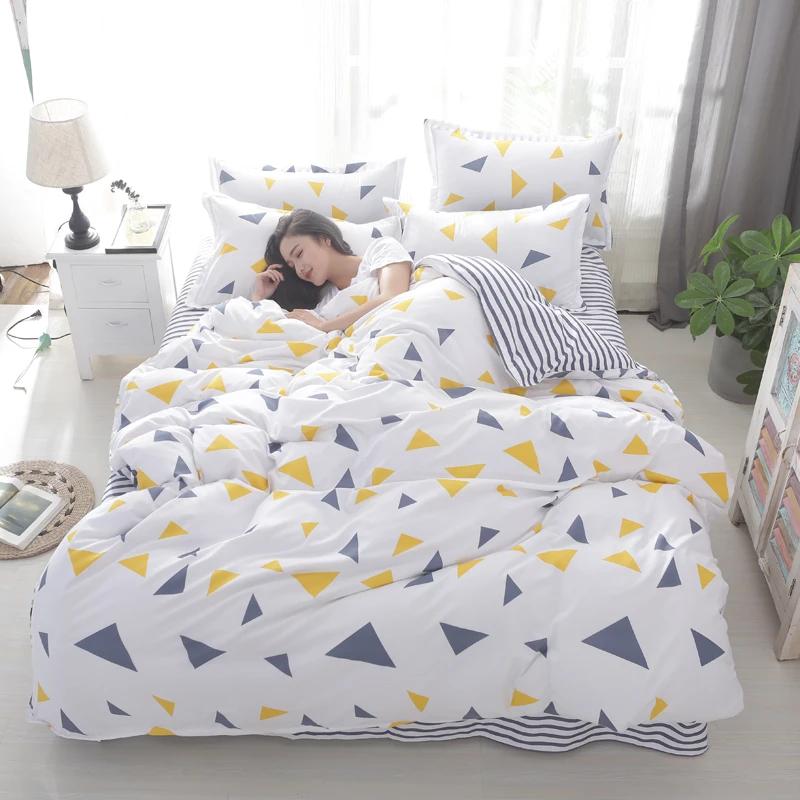 Cartoon Duck Duvet Cover Twin Queen Size, Cute Farmhouse Livestock Yellow Duck Bedding Set for Kids Boy Bedroom Decor 3/4pcs Set