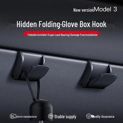 Uchwyt Haczyka na Deskę Rozdzielczą do Modyfikacji Wnętrza Tesli Model 3/Y/YL