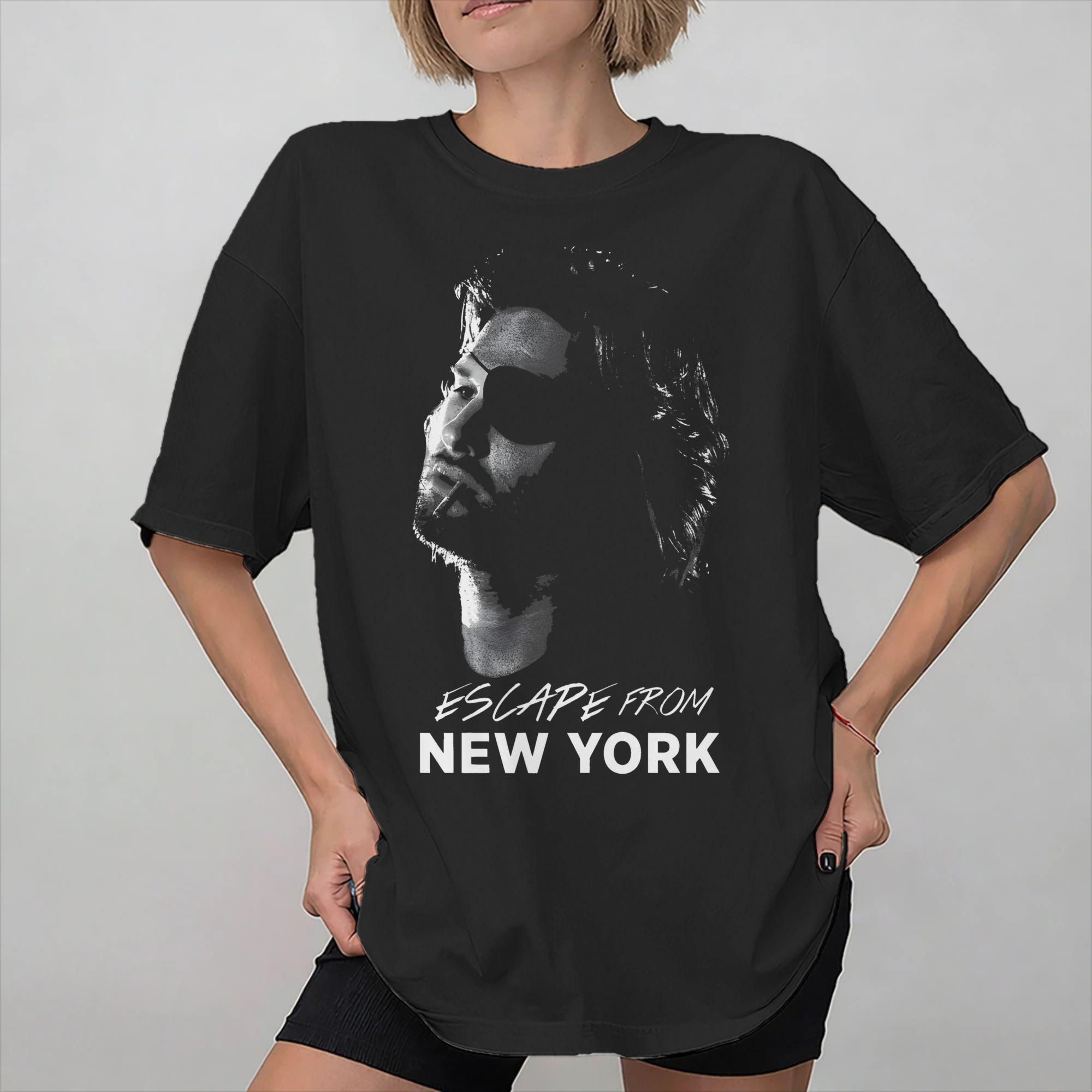 Unisex Women Escape From New York Snake Plissken Shirt Pure Cotton Print TShirt Clothing Outfits S