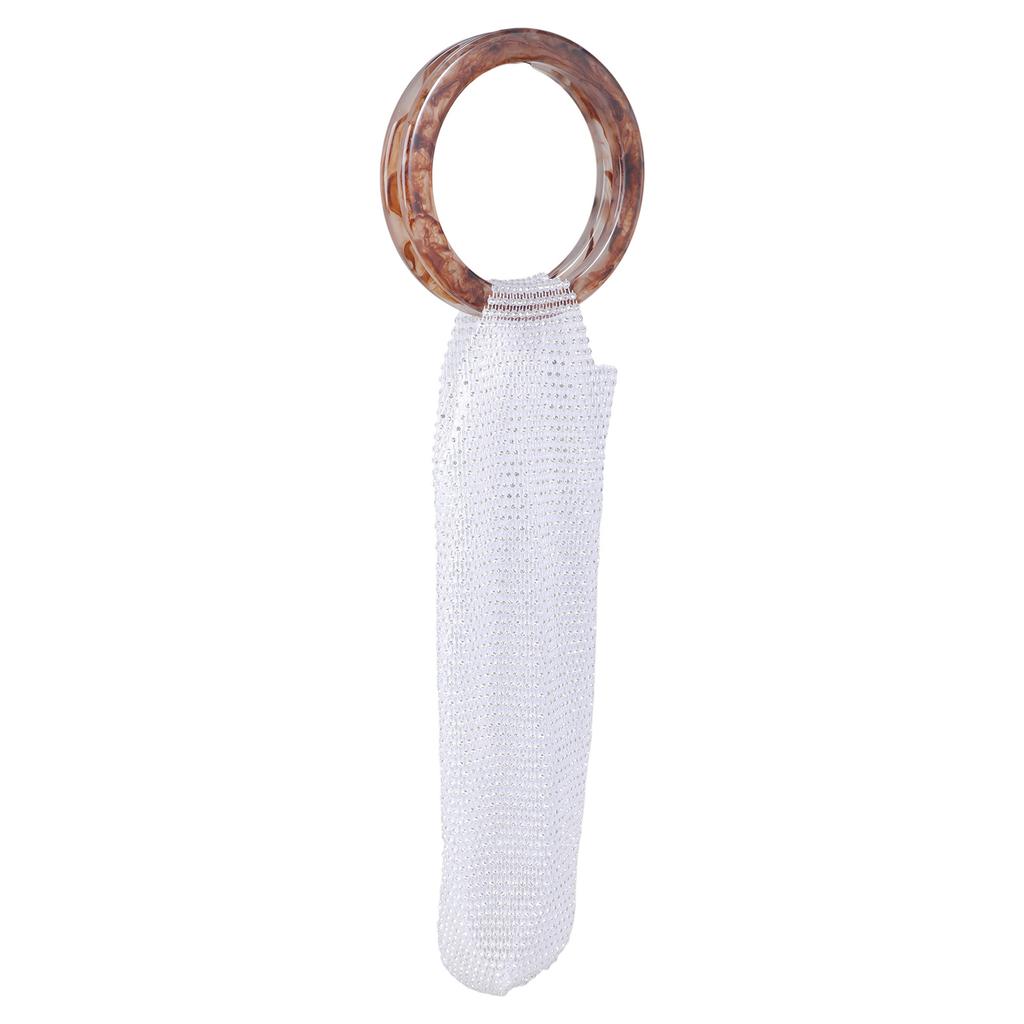 Handcrafted Wine Tote Handmade Wine Sleeve Marble Resin Handle Water Bottle Holder Practical Insulation Cup Bags