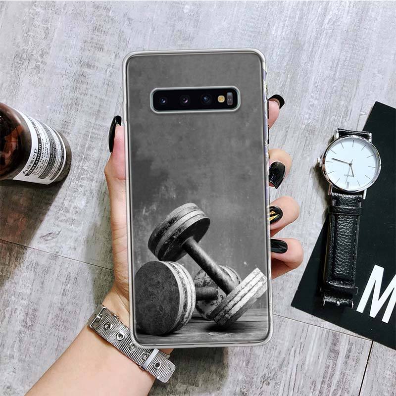 Bodybuilding Gym Fitness Phone Case For Samsung Galaxy S26 S25 Edge S24 S23 FE S22 Ultra S21 Plus S20 + Fundas Cover Coque Galax