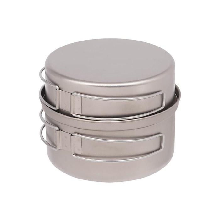 Belmont Pot BM-581 Titanium Trail Cooker 1000 (with Case), Made in Tsubamesanjo, Silver, 1 L