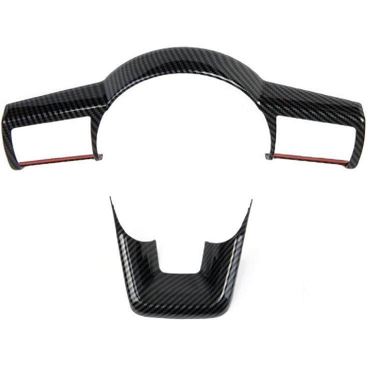 Kohlefaser-Lenkradabdeckung Formteile für Nissan Pathfinder 2022-2025 für 2021-2024 Rogue