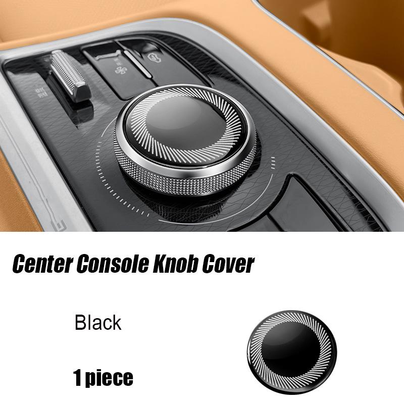 For Geely Galaxy Starship 7 EM-i 2024 2025 Car Center Console Knob Cover 3D Resin Button Protector Decoration Accessories Kit
