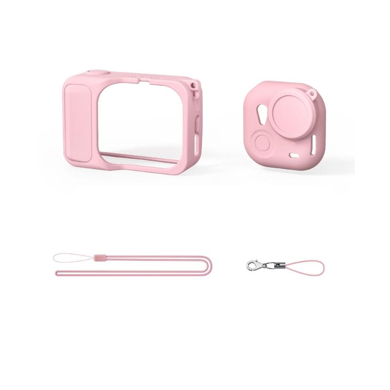 1 Set Shockproof Silicone Case For 360 GO Ultra Sports Camera Anti Scratch Anti Dust Water Resistant Flexible Grip