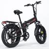 RANDRIDE YX20M Urbane Elektrofahrräder 500W Motor 48V 17Ah Akku 20x4-Zoll-Reifen mechanische Scheibenbremsen.