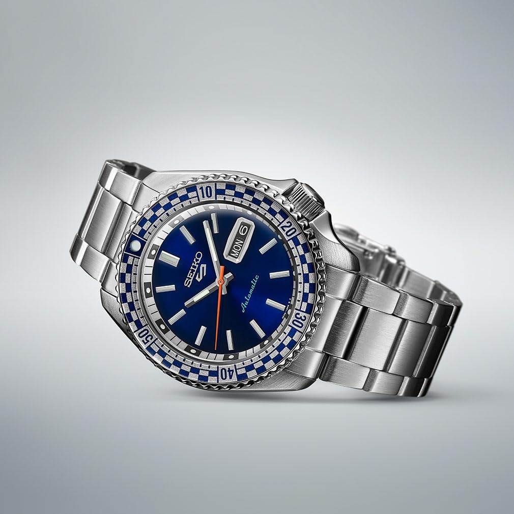 Seiko 5 Sports Men's Watch SRPK65K1, Silver Classic