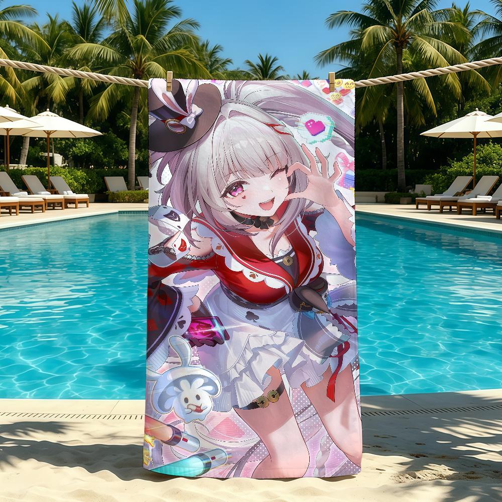 Honkai Star Rail Sparxie Handtuch Für Camping im Freien Strandhandtuch Super Saugfähig Schnelltrocknend Sommerhandtuch