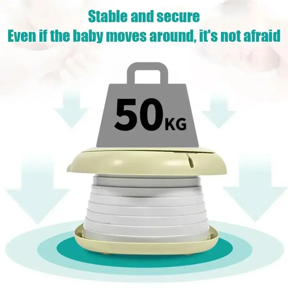 Portable Potty For Toddler Travel Foldable Potty Training Toilet For Car Camping Indoor Outdoor Bathroom For Baby Kids Children