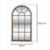 Atmosphera Zoe wall mirror arch shape natural