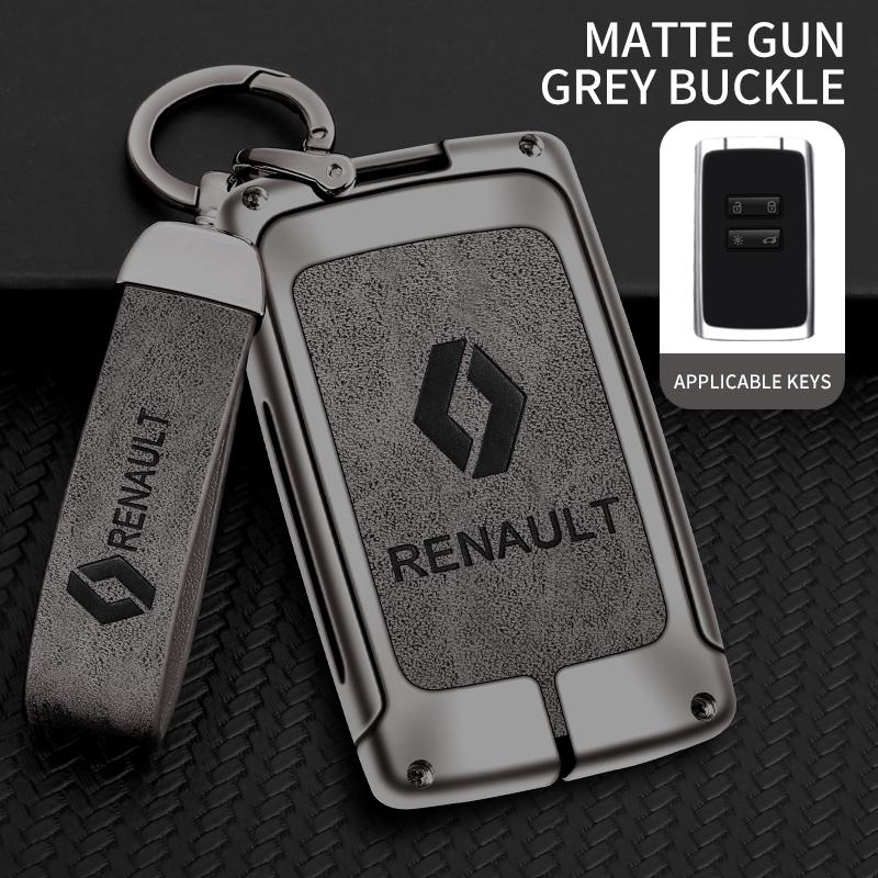 

Hub Caps Auto TPU Zinc Alloy Key Case Bag For Renault Koleos Captur Kadjar Megane Clio Talisman Scenic Arkana Car Key Chain Car