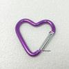 Mini Heart Carabiner: Aluminum Eight-Shaped Hook for Outdoor and Clothing Use