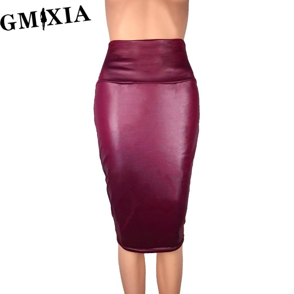 GMXIA Women's Fashion Casual Solid Color Print Summer Spring Skirt