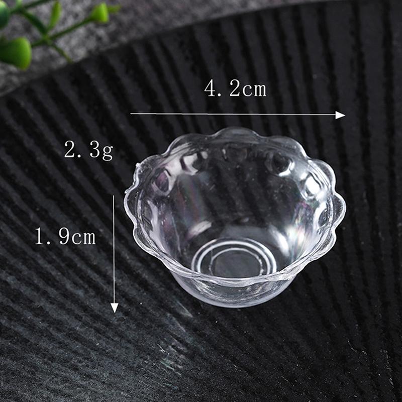 3Pcs Dollhouse Mini Bowl Miniature Food Play Scene Decoration Model Dollhouse Kitchen Furniture Accessories
