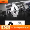 2026 Hot For Renault Interior Stickers For Renault Megane 2 3 4 Twingo Clio Talisman Captur Sandero Car Front Grille Emblem Rear