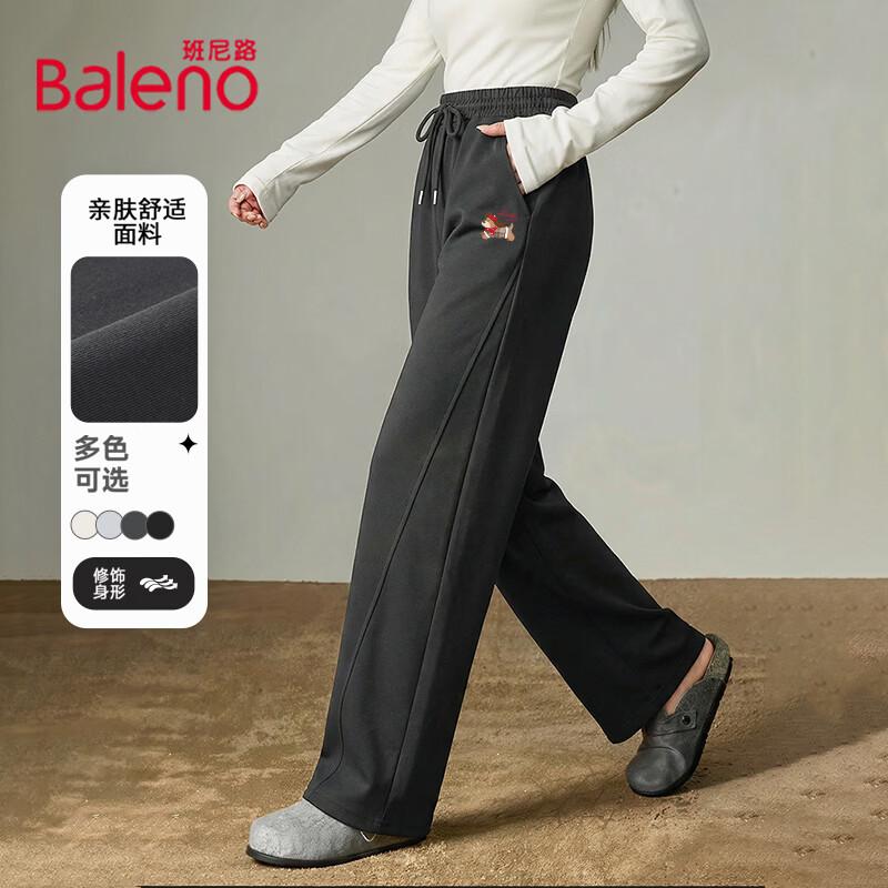 Baleno Women s High-Waisted Loose Wide-Leg Banana Pants S