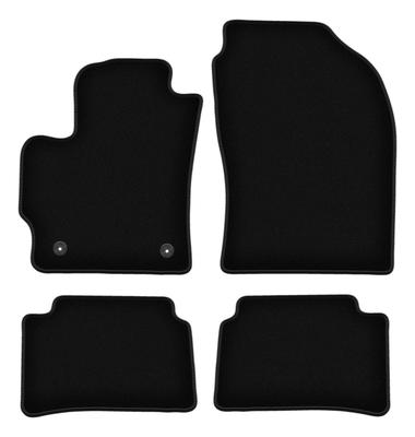 BASIC Black Velour Floor Mats For: Toyota Corolla XII / E17 Hatchback, Sedan, Station Wagon (2018-)