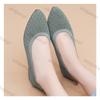 Fashion 2025 Summer New Women's Fly Weave Shoes Pointed Breathable Casual Shoes Lightweight Fashion Comfortable Slip On Women's Flats
