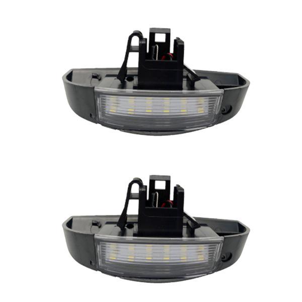 Pair of LED Rear License Plate Lights for 2005 Mercedes Sprinter & Peugeot