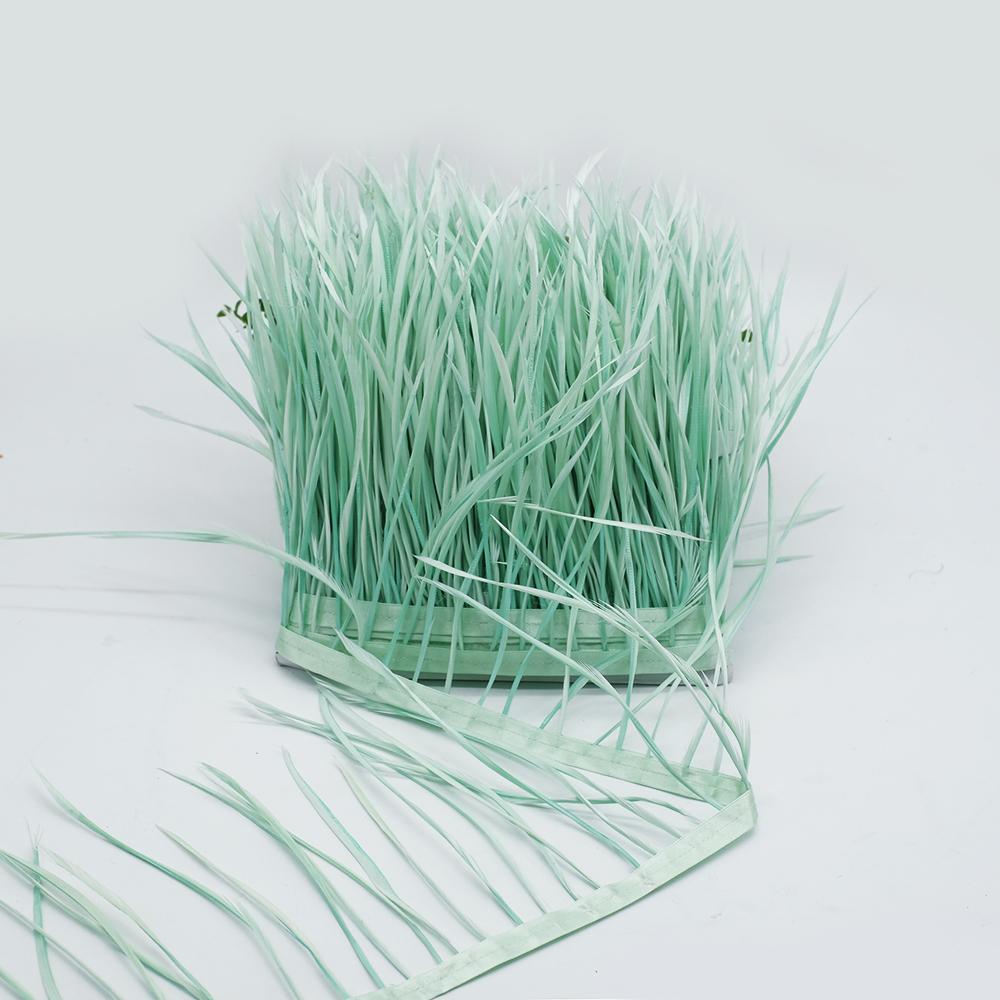 FeatherNew Arrival Feather Trim Goose Feather Trim 15-20cm Goose Biots Feathers Fringe Ribbon Dress Skrit Jewelry Making Accessories