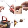 3Pcs Fishing Bait Protector Small Fishing Bobber Stop Anti-biting Heat Shrinking Tube Fish Accessories